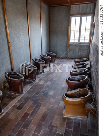 Dachau Prisoner Toilets Room Concentration Camp Site 112326764