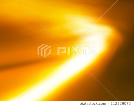 A golden image texture where a strong flash with a sense of speed moves while bending like a boomerang. A golden image texture where a strong flash with a sense of speed moves while bending like a boomerang. 112329073
