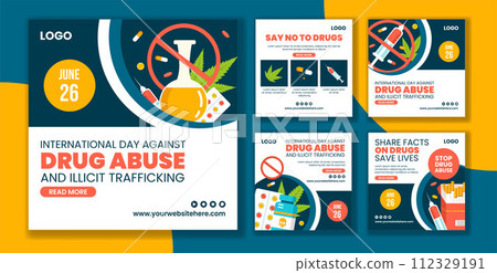 Drug Abuse and Trafficking Social Media Post Cartoon Hand Drawn Templates Background Illustration Drug Abuse and Trafficking Social Media Post Cartoon Hand Drawn Templates Background Illustration 112329191