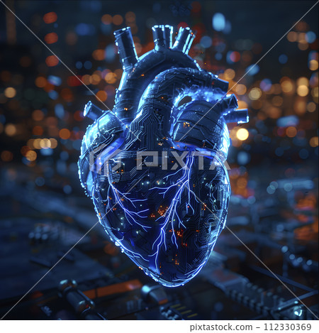 virtual heart in integrated circuit, generative AI 112330369