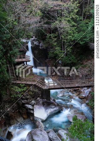 Beautiful waterfall Ryujin Falls Beautiful waterfall Ryujin Falls 112330928