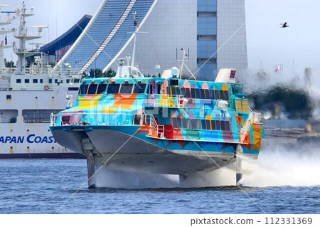 清爽的海面衝刺... 穿梭於東京港灣的噴射輪 112331369