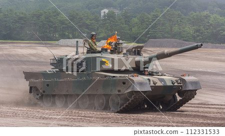 Ground Self-Defense Force Type 90 tank on parade Ground Self-Defense Force Type 90 tank on parade 112331533