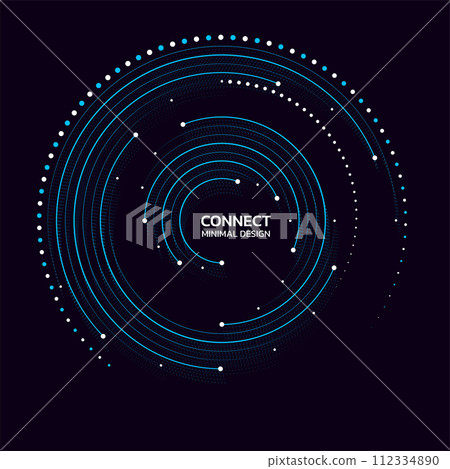 Abstract network connection icon logo design. Vector Illustration Abstract network connection icon logo design. Vector Illustration 112334890