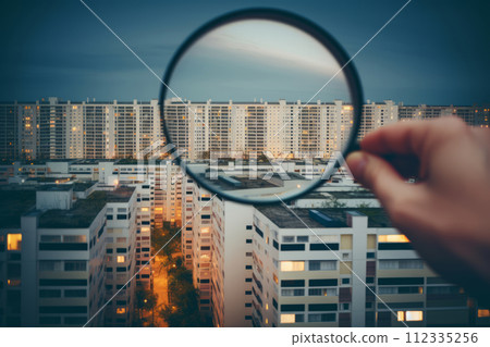 Searching apartment in residential building for purchase 112335256