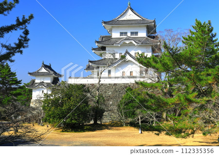 [三重縣]晴天的伊賀上野城 112335356