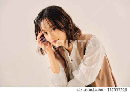 image of a classic woman 112335528