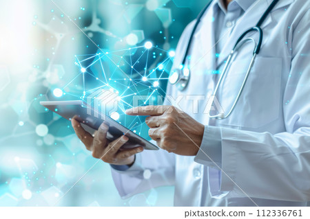 Medical AI technology, online health, global health network Medical AI technology, online health, global health network 112336761