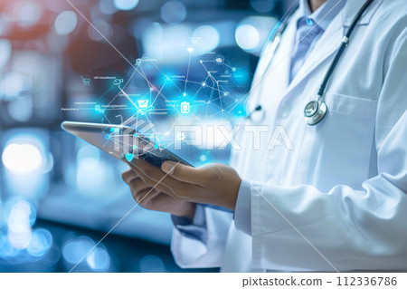 Medical AI technology, online health, global health network 112336786