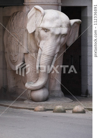 Elephant gate in Copenhagen, Denmark 112336891