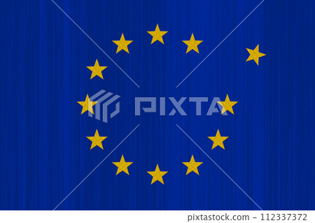 Brexit Concept. European Union EU flag With Stars In Circle Except One 112337372