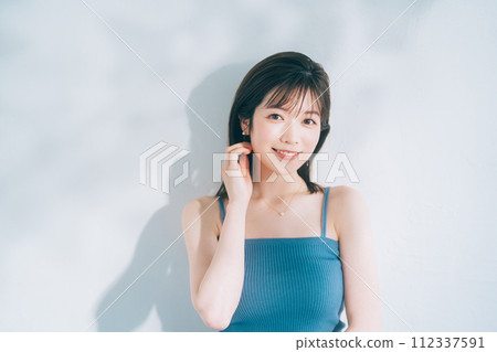 Skincare image of young woman Skincare image of young woman 112337591