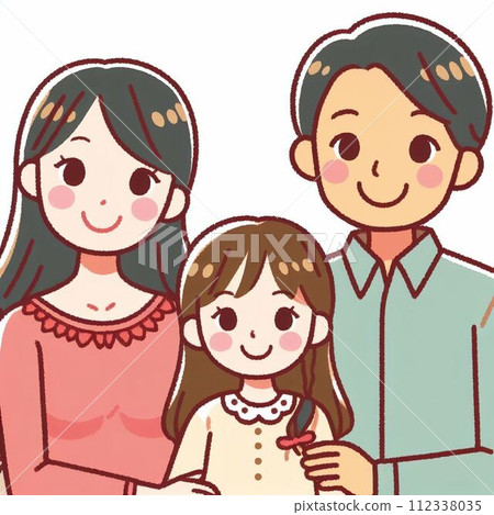 年輕家庭的插圖 年輕家庭的插圖 112338035