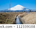從御殿場一側看到的春天前的富士山 112339108