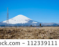 從御殿場一側看到的春天前的富士山 112339111