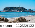 從鎌倉高中站前的海岸看到的江之島 112339122