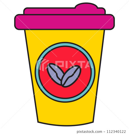 Retro Coffee Cup Retro Coffee Cup 112340122