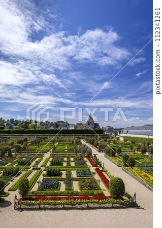 Chateau de Villandry, UNESCO World Heritage Site, Villandry, Indre-et-Loire, Pays de la Loire, France 112341261