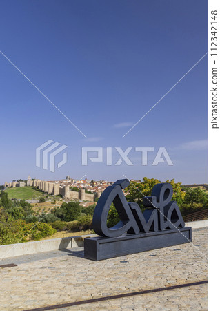 Medieval Walls in Avila, UNESCO site, Castile and Leon, Spain 112342148