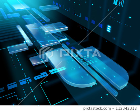 Technology background 112342318