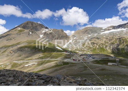 Landscape near Col de l'Iseran, Savoy, France 112342374