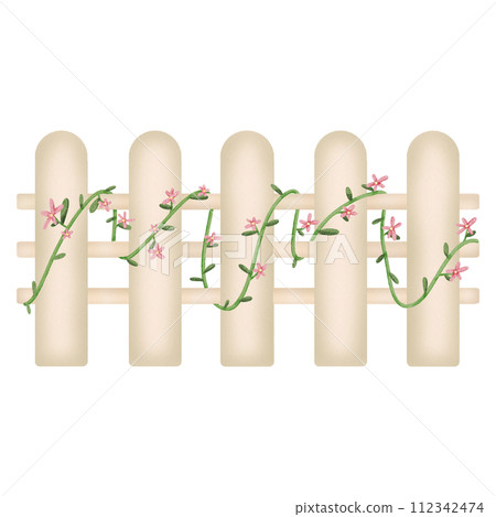 Cream Fence 112342474