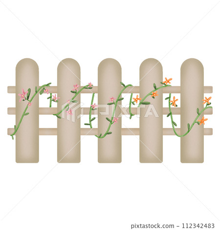 Light Brown Fence 112342483