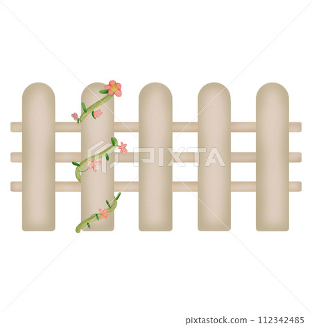 Light Brown Fence 112342485