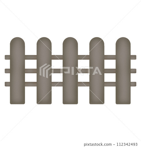 Brown Fence 112342493