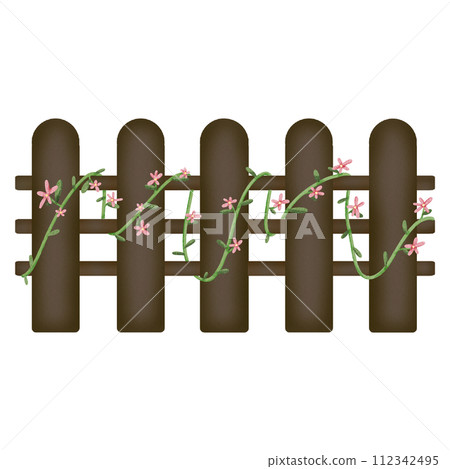 Brown Fence 112342495