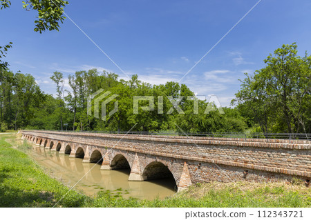 Portz Insel bridge near Mikulov, Southern Moravia, Czech Republic Portz Insel bridge near Mikulov, Southern Moravia, Czech Republic 112343721