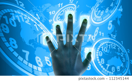 composite image of hands pointing 112345144