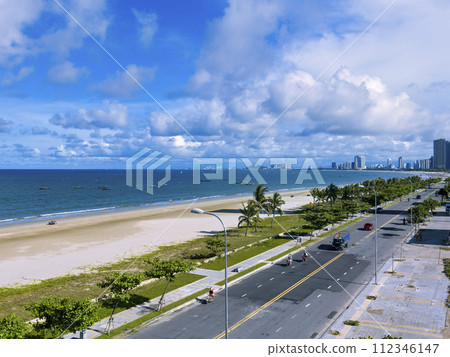 My Khe Beach with blue sea in Da Nang, Vietnam / Da Nang, Vietnam My Khe Beach with blue sea in Da Nang, Vietnam / Da Nang, Vietnam 112346147