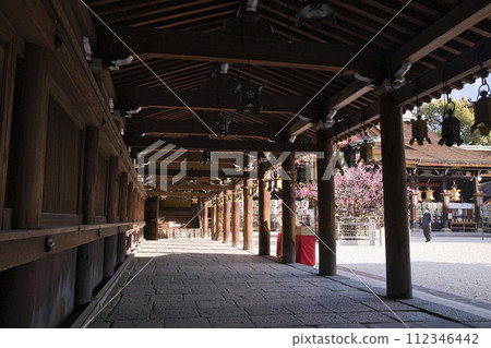 天神山(北野天滿宮)西迴廊橫構圖2 天神山(北野天滿宮)西迴廊橫構圖2 112346442