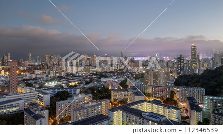 Nam Shan Estate, a public housing estate Jan 20 2024 112346539