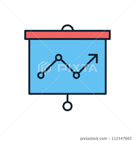 Presentation Bilboard related vector icon Presentation Bilboard related vector icon 112347665