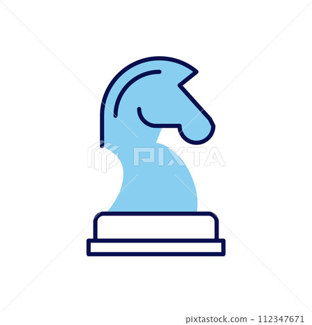 Horse Chess related vector icon 112347671