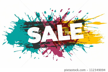 vector, sale, comic 112349094