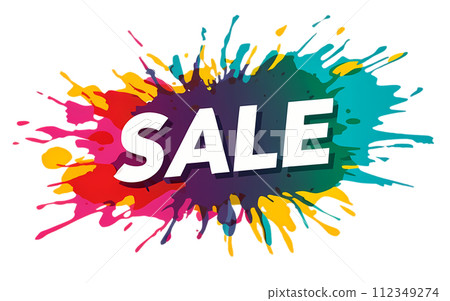 vector, sale, comic 112349274