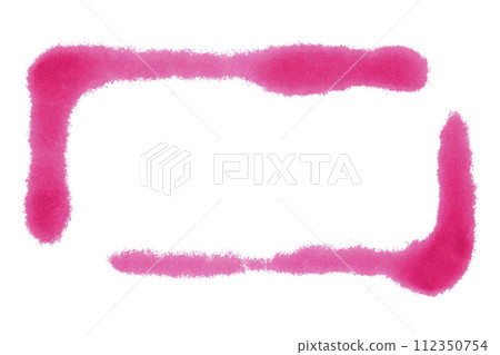 pink frame isolated on white background pink frame isolated on white background 112350754