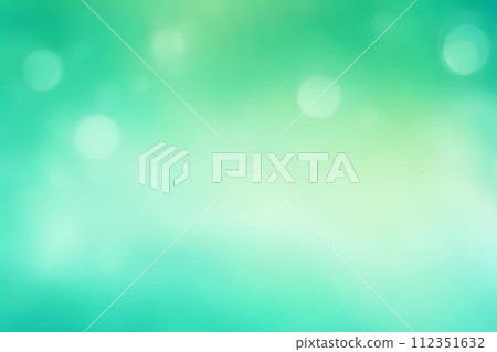 Abstract gradient smooth Blurred Bokeh Aquamarine Green background image 112351632