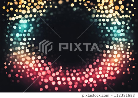 Abstract gradient smooth Blurred Bokeh Black background image 112351688