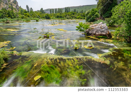 Waterfall in Krka National Park 112353383
