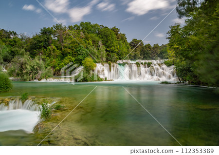 Waterfall in Krka National Park Waterfall in Krka National Park 112353389