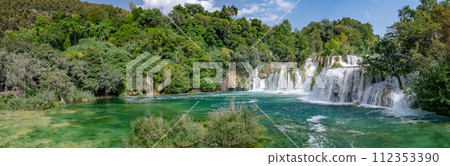 Waterfall in Krka National Park 112353390