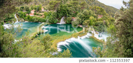 Waterfall in Krka National Park 112353397