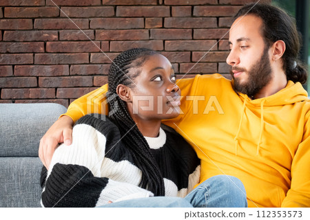 Tender Exchange in a Comfortable Home Setting Tender Exchange in a Comfortable Home Setting 112353573