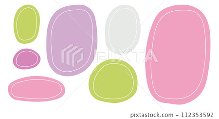 Hand drawn minimalist quote poster set. 112353592