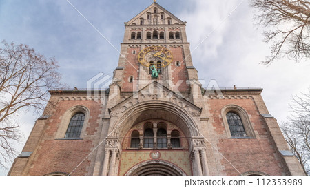 St. Anna im Lehel is a parish of the Roman Catholic Church in the Lehel district of Munich timelapse. Germany St. Anna im Lehel is a parish of the Roman Catholic Church in the Lehel district of Munich timelapse. Germany 112353989