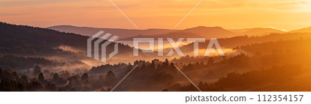 Morning mountain landscape 112354157